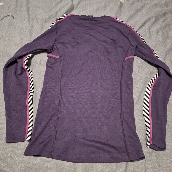 Helly Hansen Women's Lifa Crew Base Layer Top Purple Size XS - Picture 4 of 4